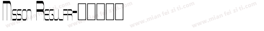 Mission Regular字体转换